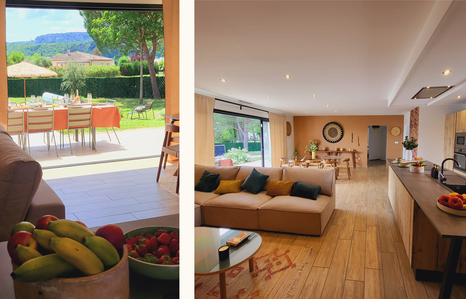 Casa SISTA, comfortable kitchen and living room